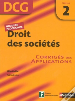 Capa do artigo Droit Des Sociétés ; Épreuve 2 ; Dcg ; Corrigés (Édition 2007)
