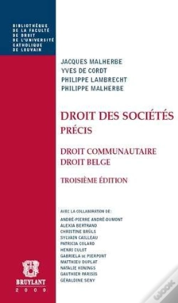 Capa do artigo Droit Des Sociétés ; Précis ; Droit Communautaire ; Droit Belge (3e Édition)
