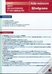 Droit Des Successions Et Des Liberalites