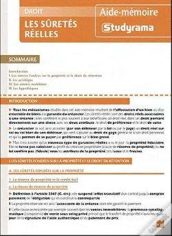 Capa do artigo Droit Des Suretes 1