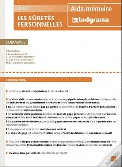 Capa do artigo Droit Des Suretes 2