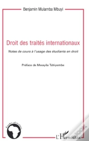 Capa do artigo Droit Des Traités Internationaux ; Notes De Cours À L
