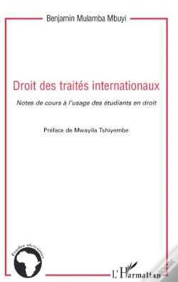 Capa do artigo Droit Des Traités Internationaux ; Notes De Cours À L'Usage Des Étudiants En Droit