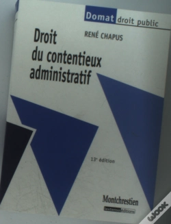 Capa do artigo Droit Du Contentieux Administratif