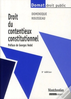 Capa do artigo Droit Du Contentieux Constitutionnel