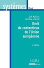 Droit Du Contentieux De L'Union Europeenne -4e Edition - Preview
