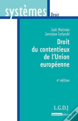 Capa do artigo Droit Du Contentieux De L'Union Europeenne -4e Edition