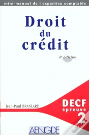 Capa do artigo Droit Du Credit, Decf Epreuve 2