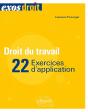 Droit Du Travail ; 22 Exercices D'Application - Preview