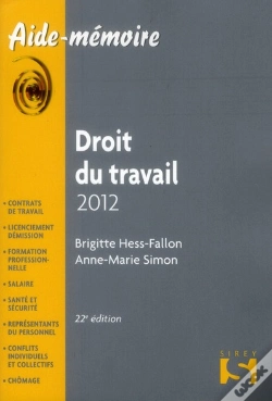 Capa do artigo Droit Du Travail (Édition 2012)