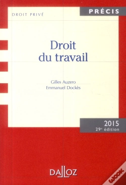 Capa do artigo Droit Du Travail ; Édition 2015