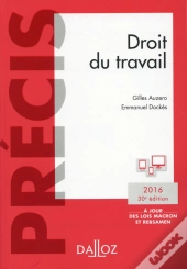 Droit Du Travail. Edition 2016