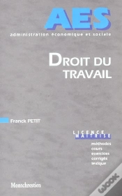 Capa do artigo Droit Du Travail ; Licence Maitrise