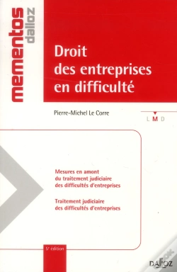 Capa do artigo Droit Entreprises En Difficulte 5ed.