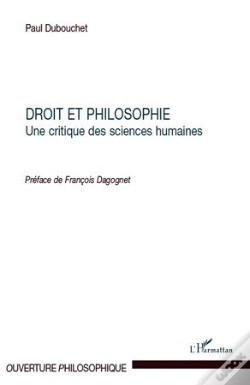 Capa do artigo Droit Et Philosophie ; Une Critique Des Sciences Humaines
