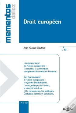 Capa do artigo Droit Européen (14e Édition)