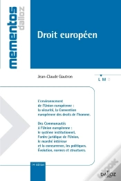 Capa do artigo Droit Européen (14e Édition)