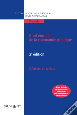 Capa do artigo Droit Européen De La Commande Publique