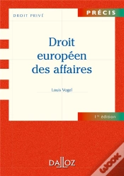 Capa do artigo Droit Europeen Des Affaires 1ere Edition