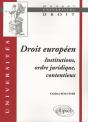 Droit Européen, Institutions, Ordre Juridique, Contentieux - Preview
