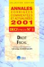 Droit Fiscal Decf 1 2001 - Preview
