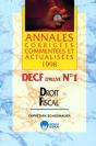 Droit Fiscal, Decf Epreuve N°1 : Annales Corrigees, Commentees Et Actualisees - Preview