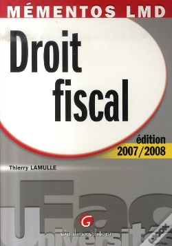 Capa do artigo Droit Fiscal (Édition 2007-2008)