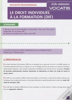 Capa do artigo Droit Individuel A La Formation (Le)(Dif)