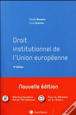 Capa do artigo Droit Institutionnel De L'Ue
