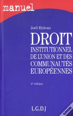 Capa do artigo Droit Institutionnel De L'Union Et Des Communautes Europeennes ; 4e Edition