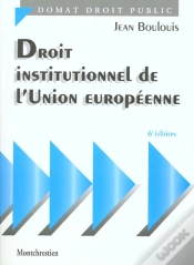 Capa do artigo Droit Institutionnel De L