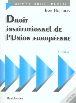 Capa do artigo Droit Institutionnel De L'Union Européene (6e Édition)
