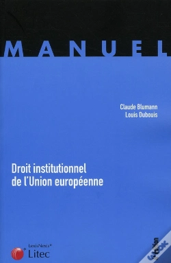 Capa do artigo Droit Institutionnel De L'Union Europeenne