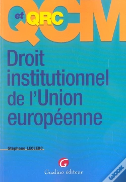 Capa do artigo Droit Institutionnel De L'Union Europeenne