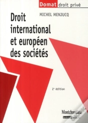 Capa do artigo Droit International Et Européen Des Sociétés (2e Édition)