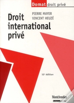 Capa do artigo Droit International Prive, 10eme Edition