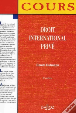 Capa do artigo Droit International Privé (6e Édition)
