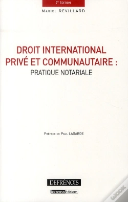 Capa do artigo Droit International Privé Et Communautaire : Pratique Notariale (7e Édition)