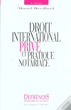 Capa do artigo Droit International Prive Et Pratique Notariale