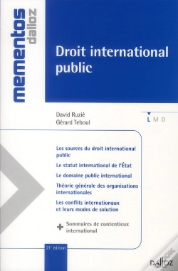 Capa do artigo Droit International Public (Édition 2012)