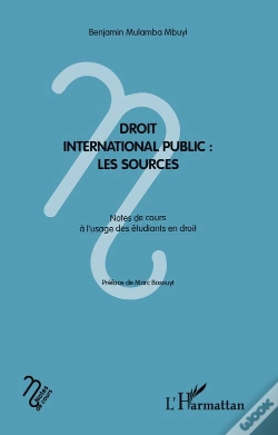Capa do artigo Droit International Public : Les Sources ; Notes De Cours À L'Usage Des Étudiants En Droit