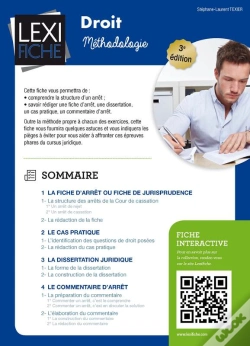 Capa do artigo Droit Méthodologie (3ème Édition)