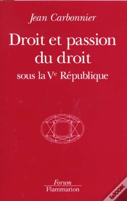 Capa do artigo Droit Passion, Droit De La Cinquieme Republique