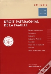 Capa do artigo Droit Patrimonial De La Famille 2011-2012 (4e Édition)
