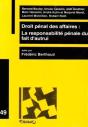 Droit Penal Des Affaires La Responsabilite Penale Du Fait D'Autrui - Preview