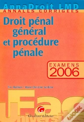 Droit Penal Et Procedure Penale