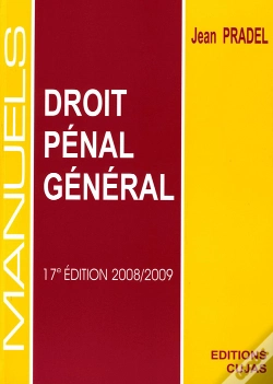 Capa do artigo Droit Pénal Général (17e Édition 2008)
