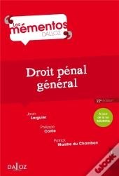 Droit Pénal Général ; 22e Édition