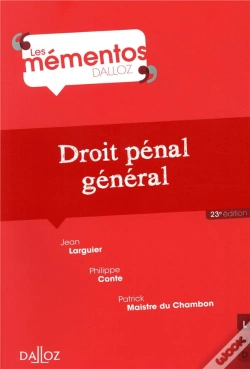Capa do artigo Droit Penal General - 23e Ed.