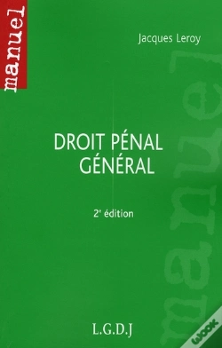 Capa do artigo Droit Pénal Général (2e Édition)